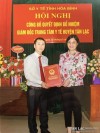 HỘI NGHỊ CÔNG BỐ QUYẾT ĐỊNH BỔ NHIỆM GIÁM ĐỐC  TRUNG TÂM Y TẾ HUYỆN TÂN LẠC