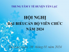HỘI NGHỊ VIÊN CHỨC TRUNG TÂM Y TẾ