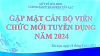 BAN GIÁM ĐỐC TRUNG TÂM Y TẾ HUYỆN TÂN LẠC, GẶP MẶT  CÁN BỘ VIÊN CHỨC MỚI TUYỂN DỤNG NĂM 2024