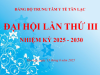 ĐẠI HỘI ĐẢNG BỘ TRUNG TÂM Y TẾ TÂN LẠC LẦN THỨ III NHIỆM KỲ 2025 - 2030