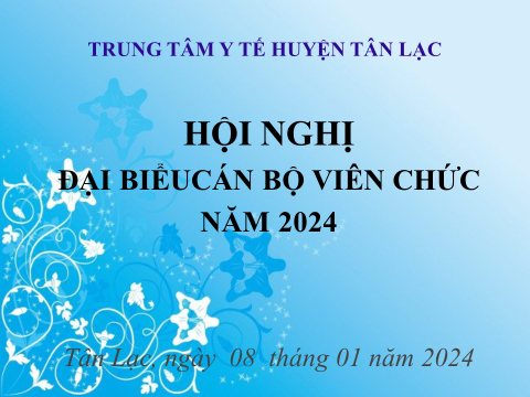 HỘI NGHỊ VIÊN CHỨC TRUNG TÂM Y TẾ