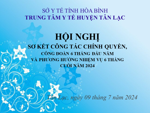 TRUNG TÂM Y TẾ HUYỆN TÂN LẠC